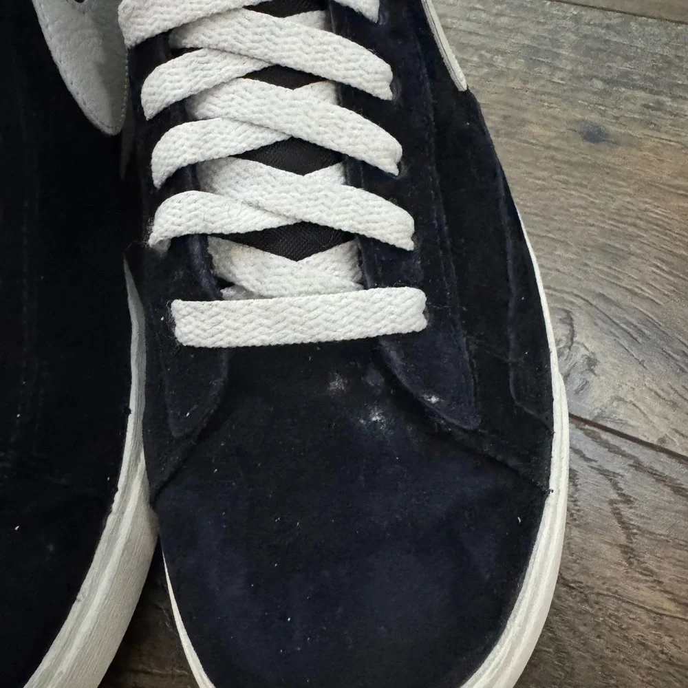 Nike Blazer Mid Suede Black White High Top Sneakers AV9376-001 Womens 9.5 Skater